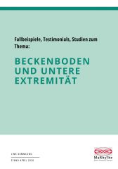 Deckblatt Fallbeispiele, Testimonials Studien zum Thema Beckenboden und untere Extremität